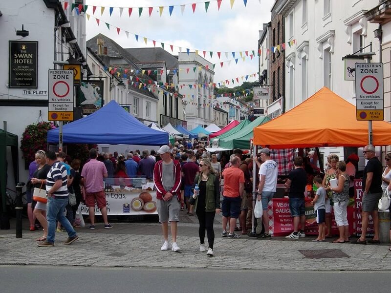 Totnes food market